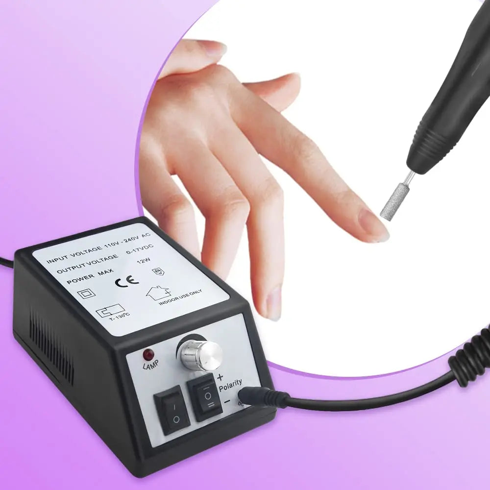 Electric Nail Drill Machine - Nail Sander Gel Cuticle Remove Professional Manicure Drill Machine Set