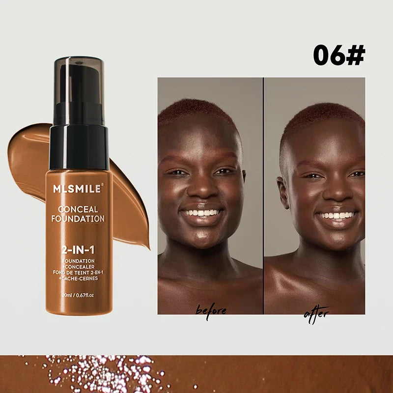 Oil-Control Matte BB Cream & Foundation – Full Coverage, Waterproof