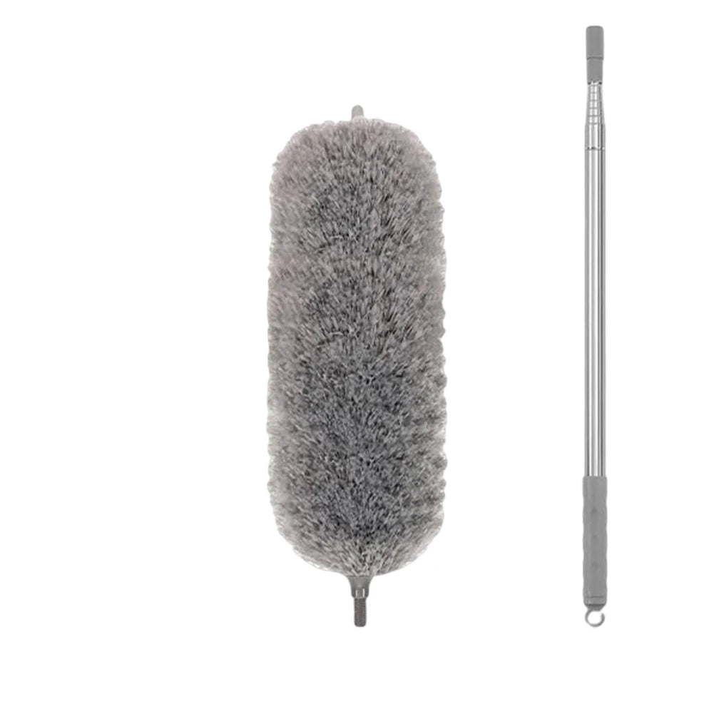 Flexible Dust Brush Multifunctional Cleaning Brush Household Tools Long Handle Lightweight for Furniture Bottom Fur Hair