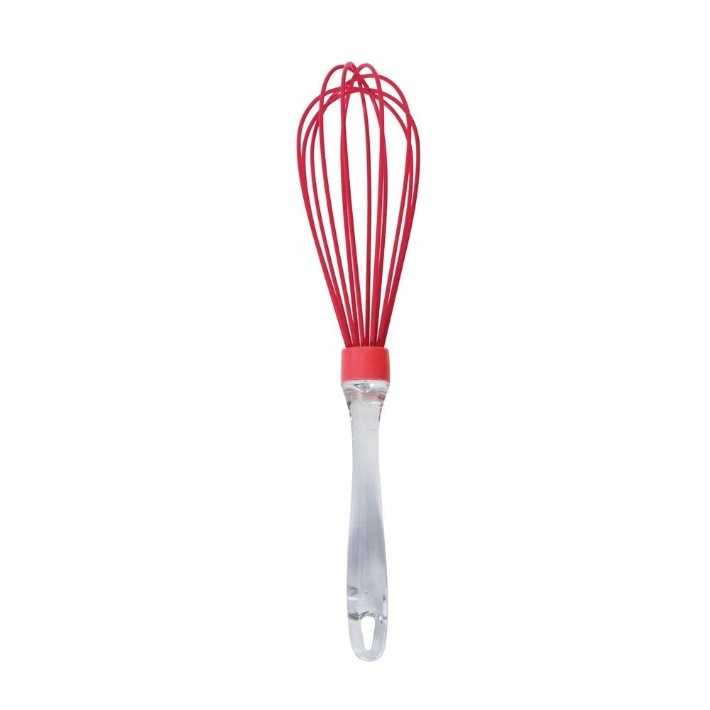 Silicone Kitchen Utensils Set 4 Piece Whisk Spatula Spoon Basting Brush Heat Resistant Easy Clean Dishwasher Safe Cooking Tool