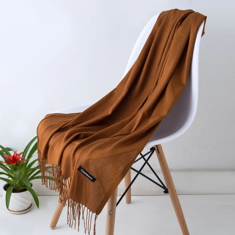 Women's Pashmina Scarf Shawls Soft Cashmere feeling z