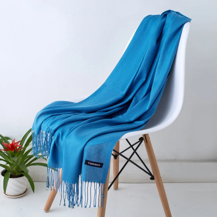 Women's Pashmina Scarf Shawls Soft Cashmere feeling z