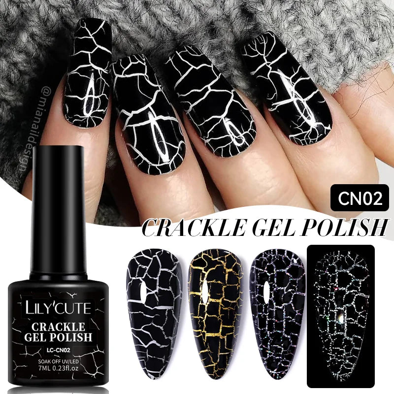 LILYCUTE 7ml Peel-Off Base Gel Nail Polish – Clear UV Gel