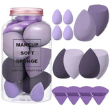 12/14-Pcs Makeup Sponge Blender Set with Storage Bottle