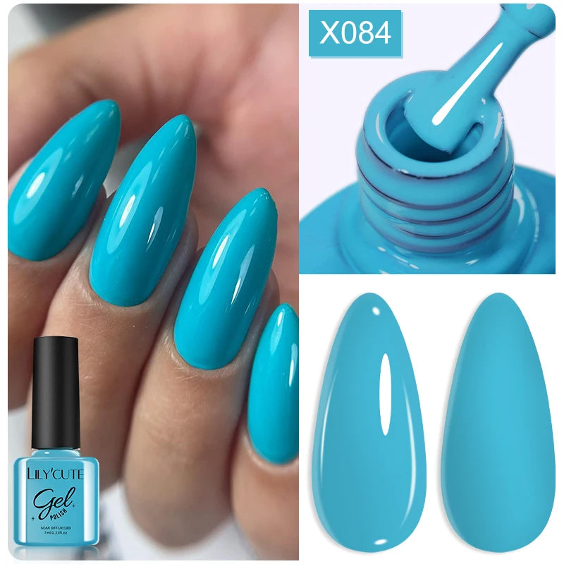 LILYCUTE 7ml Peel-Off Base Gel Nail Polish – Clear UV Gel