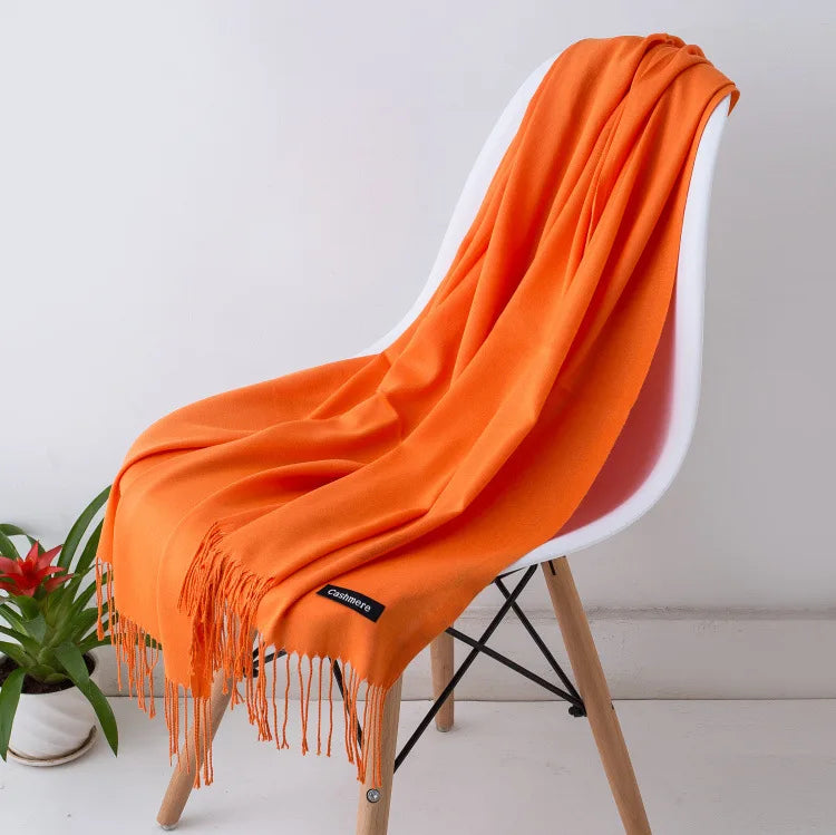 Women's Pashmina Scarf Shawls Soft Cashmere feeling z