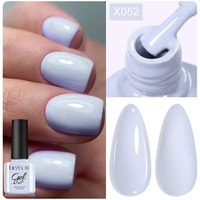 LILYCUTE 7ml Peel-Off Base Gel Nail Polish – Clear UV Gel