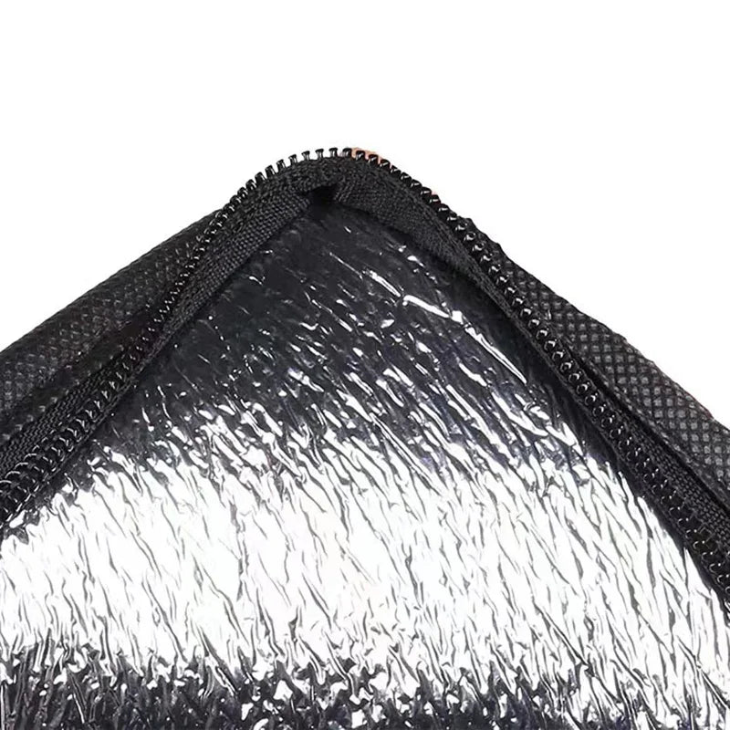 Large Capacity Insulated Grocery Bags Foldable Reusable Soft Cooler Bag Lightweight Hot Cold Takeout Food Delivery Bag