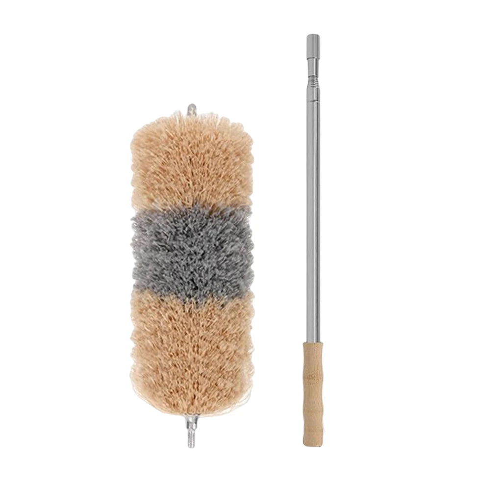 Flexible Dust Brush Multifunctional Cleaning Brush Household Tools Long Handle Lightweight for Furniture Bottom Fur Hair