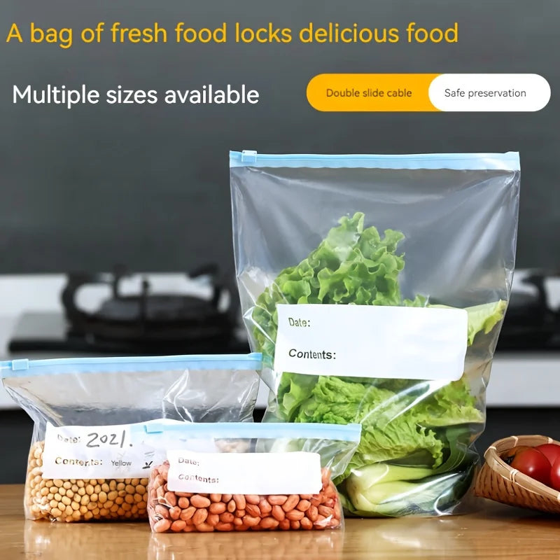 45 Pcs Airtight Food Storage Bags,Zippered Bag
