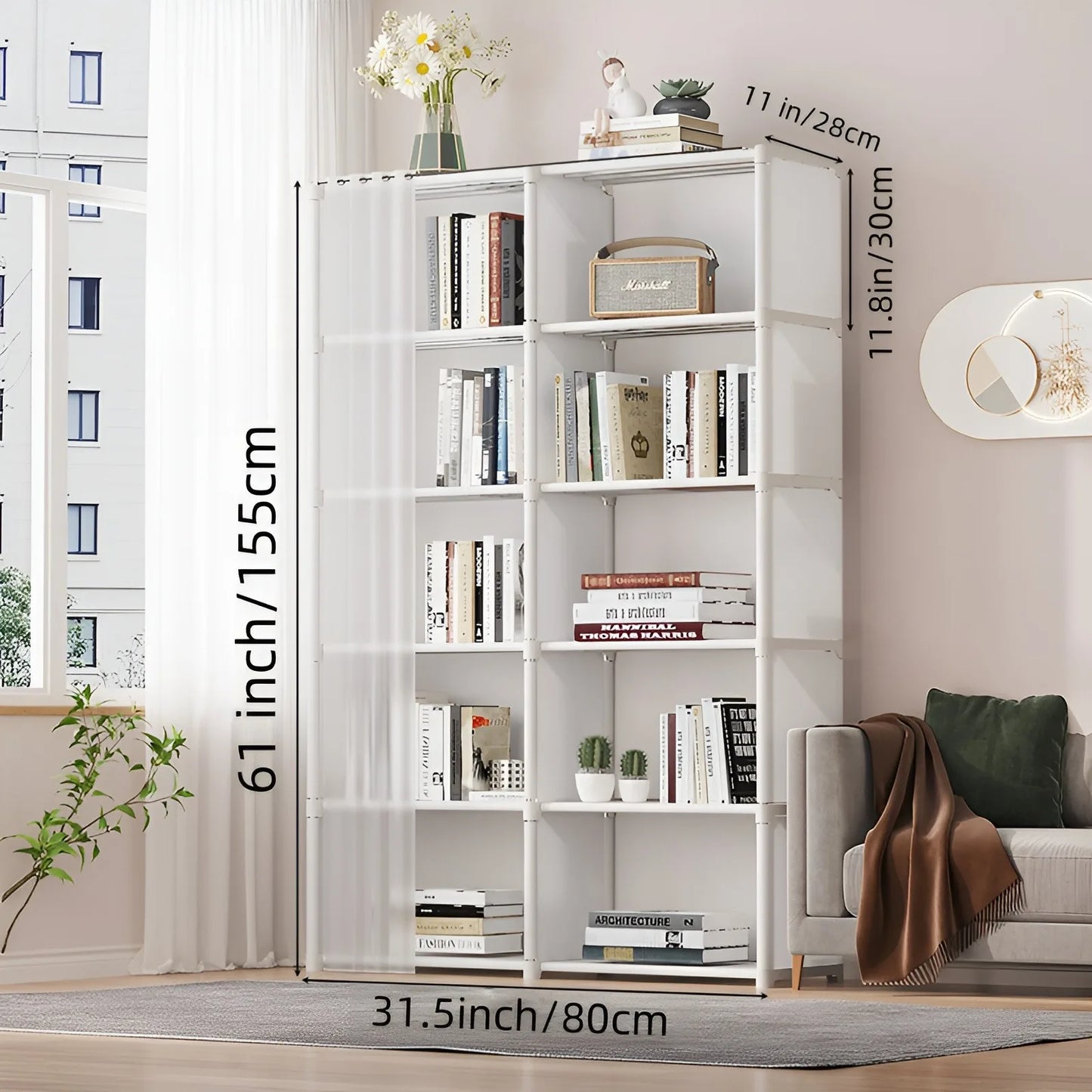 6 Layers Dustproof Simple Wardrobe Organizer