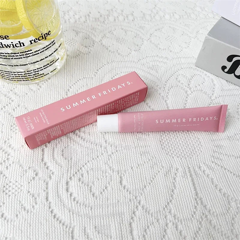 Summer Fridays Iced Coffee Lip Balm Mini Lip Gloss Set New Moisturizing Transparent Smooth Soft Tube Mirror Lipstick Lip Makeup