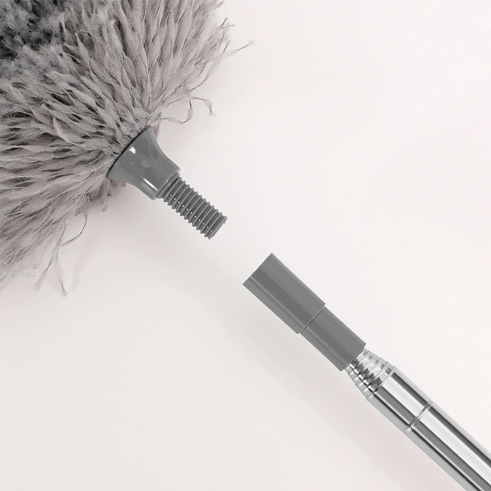 Flexible Dust Brush Multifunctional Cleaning Brush Household Tools Long Handle Lightweight for Furniture Bottom Fur Hair