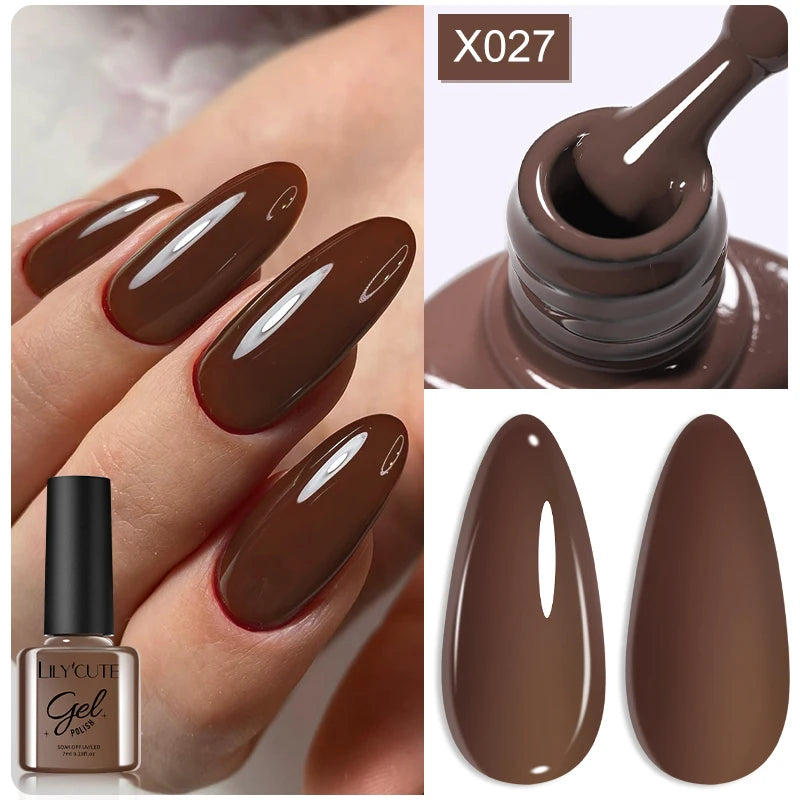 LILYCUTE 7ml Peel-Off Base Gel Nail Polish – Clear UV Gel