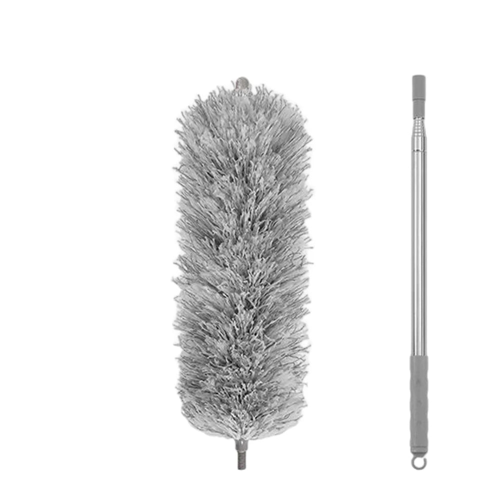 Flexible Dust Brush Multifunctional Cleaning Brush Household Tools Long Handle Lightweight for Furniture Bottom Fur Hair