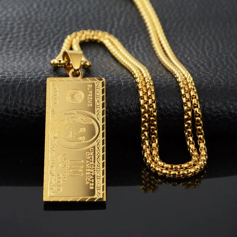 Hip-hop Accessories Party Gifts Dollar Pendant