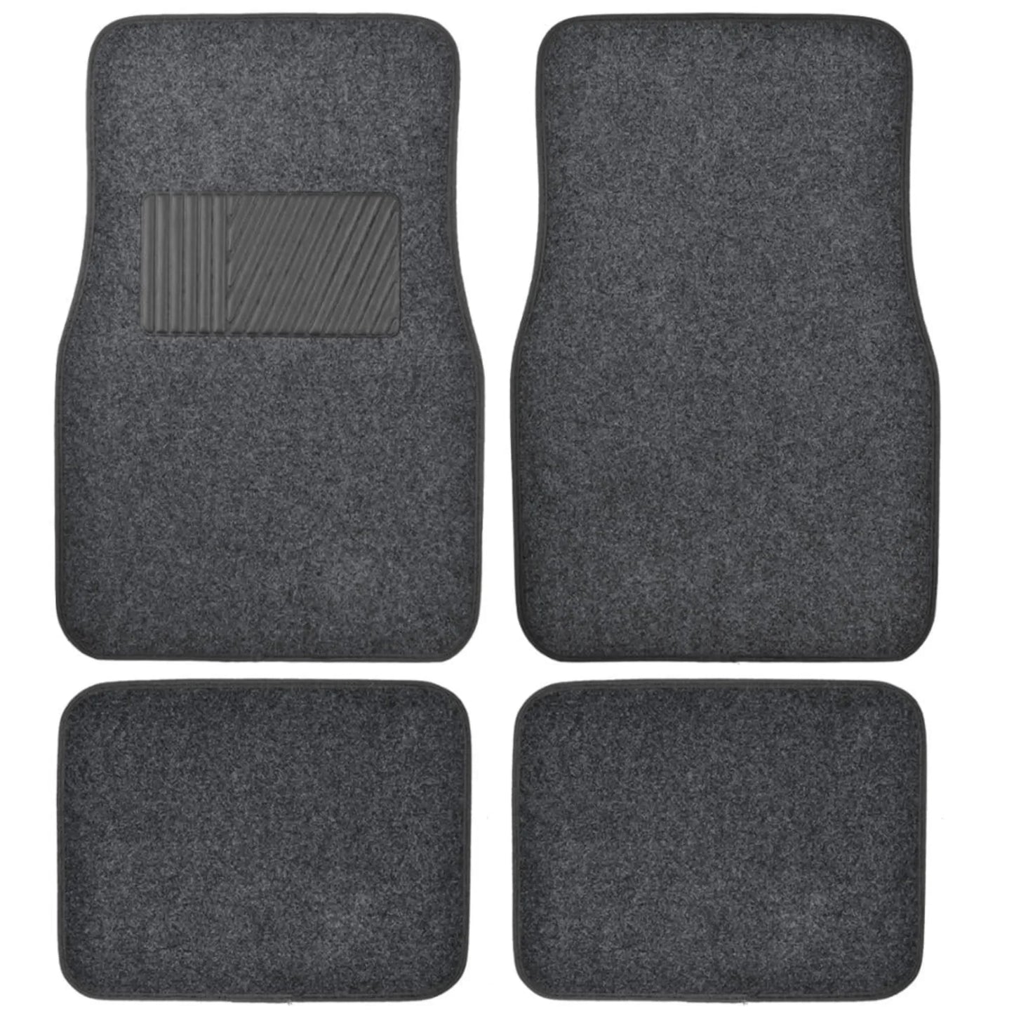 BDK Premium Heavy-Carpeted Car Floor Mats for Car, 4-Piece, Extra Carpet Cushion, Rubberized Backing Abiraterone acetate