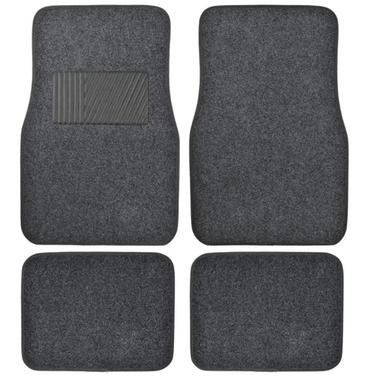 BDK Premium Heavy-Carpeted Car Floor Mats for Car, 4-Piece, Extra Carpet Cushion, Rubberized Backing Abiraterone acetate