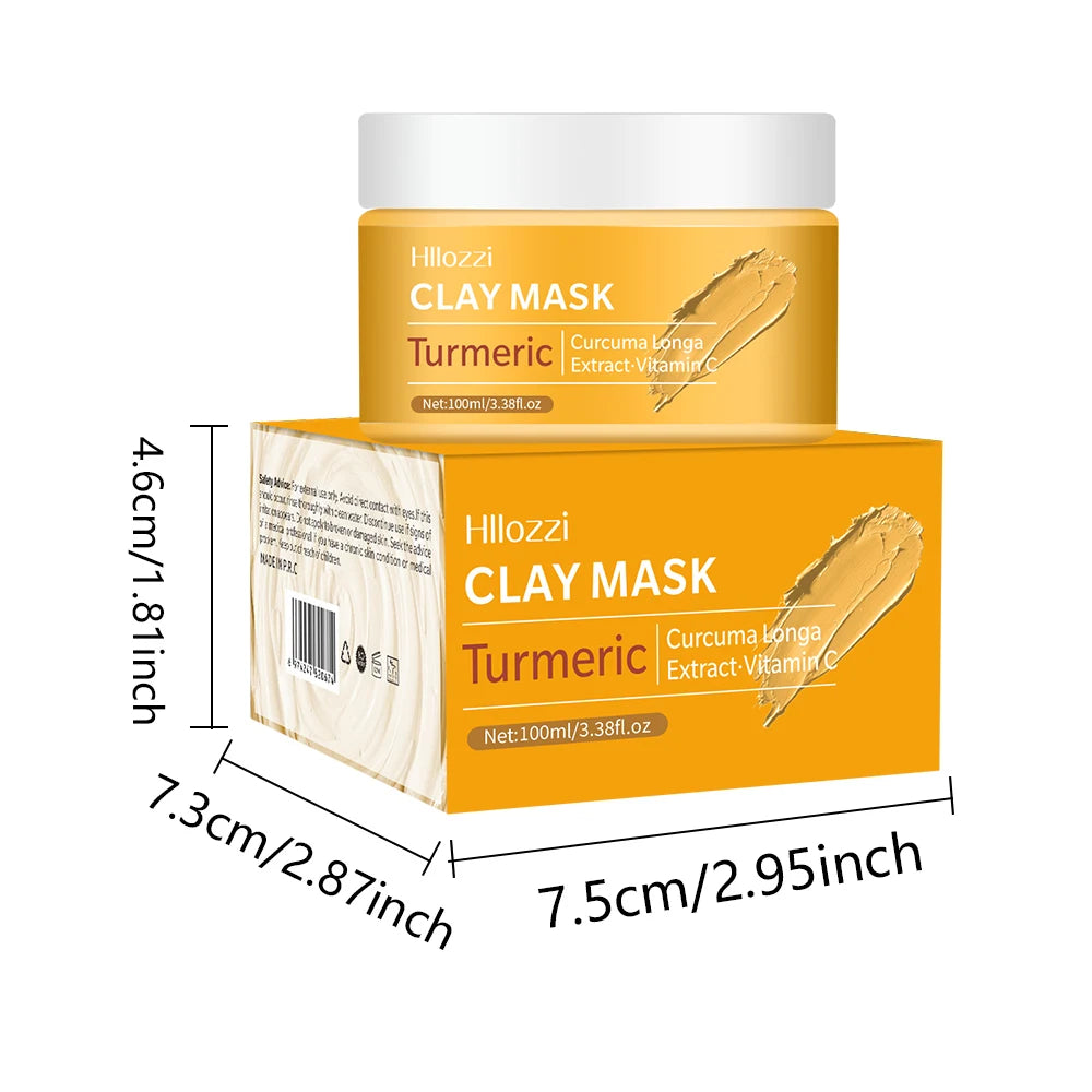 Turmeric Clay Mask – Deep Cleansing & Brightening Facial Treatment