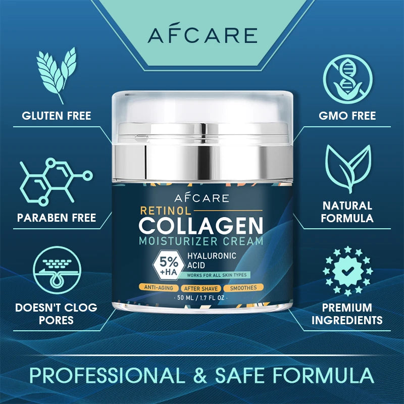 AFCARE Retinol & Collagen Anti-Aging Cream – Smooth, Hydrate & Revitalize