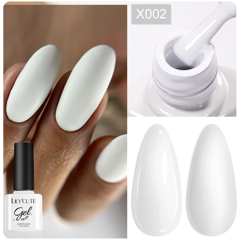 LILYCUTE 7ml Peel-Off Base Gel Nail Polish – Clear UV Gel