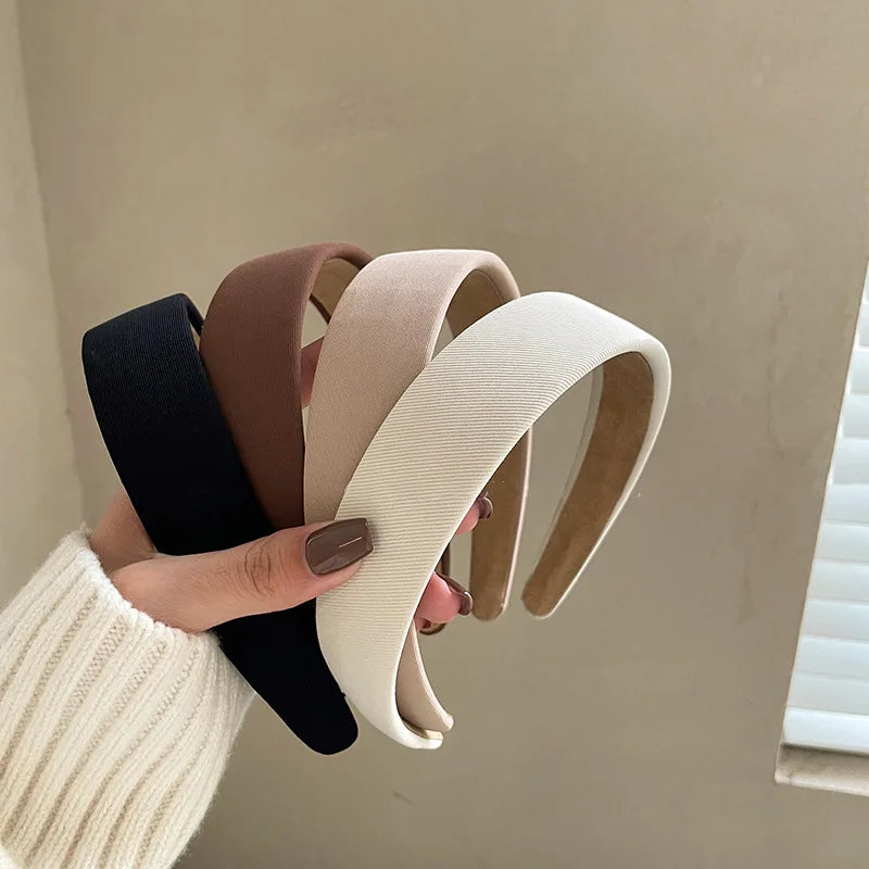 Elegant Wide-Rimmed Hair Binding Band – Summer Design