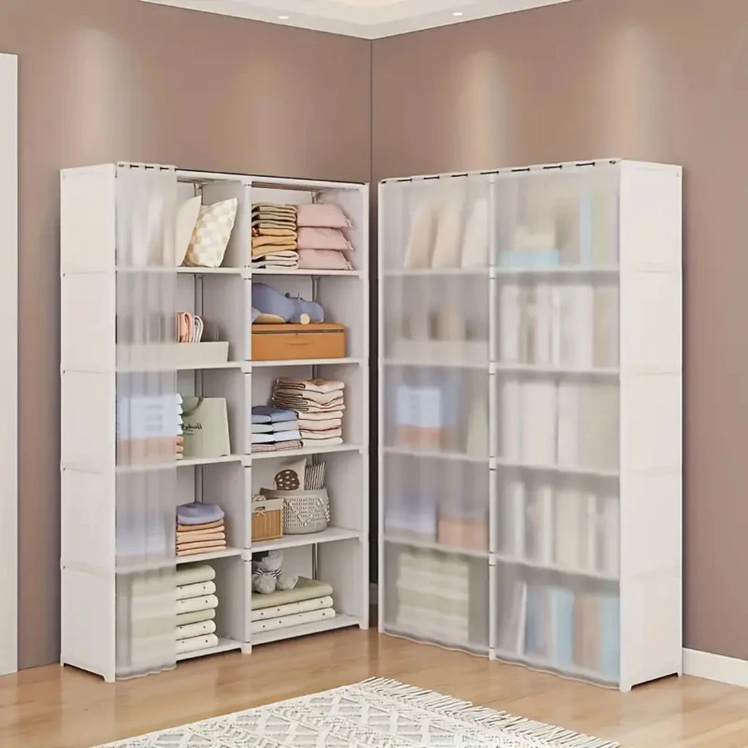 6 Layers Dustproof Simple Wardrobe Organizer