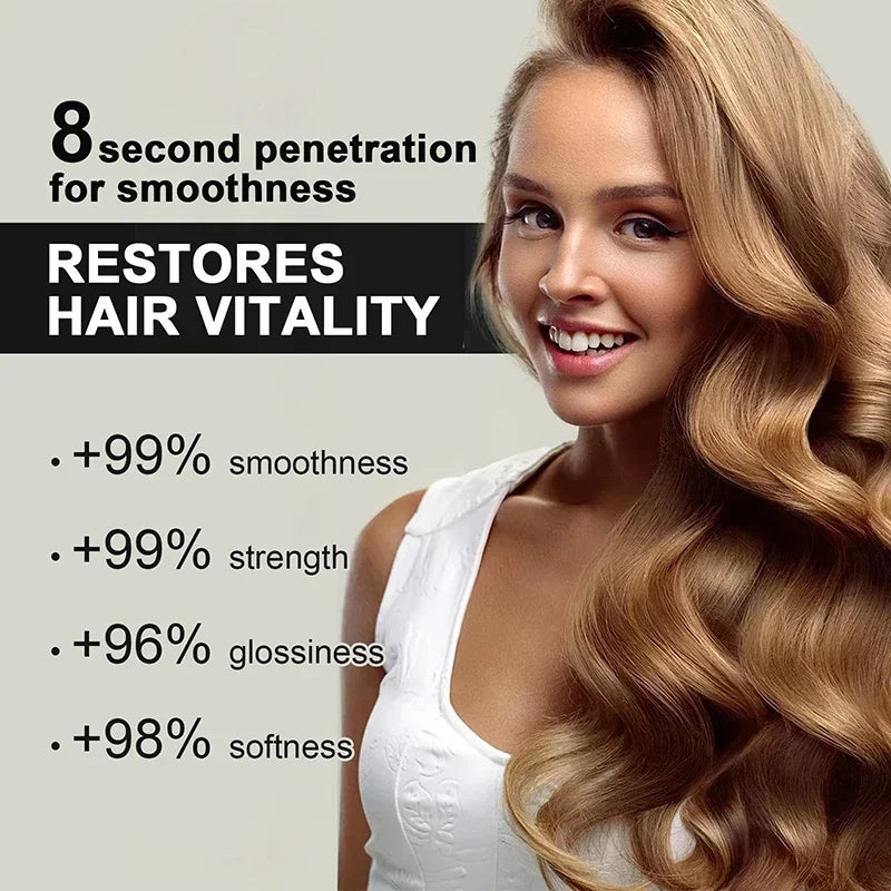 Keratin Hair Mask – 5 Seconds Fast Repairing Frizz Dry Hair Anti Rolling Nourishment