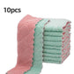 10pcs Microfiber Dish Cloths, Multi Purpose Dishwashing Towels For Tableware, Double Sided Cleaning Rags, Scouring Pads, Cleanin