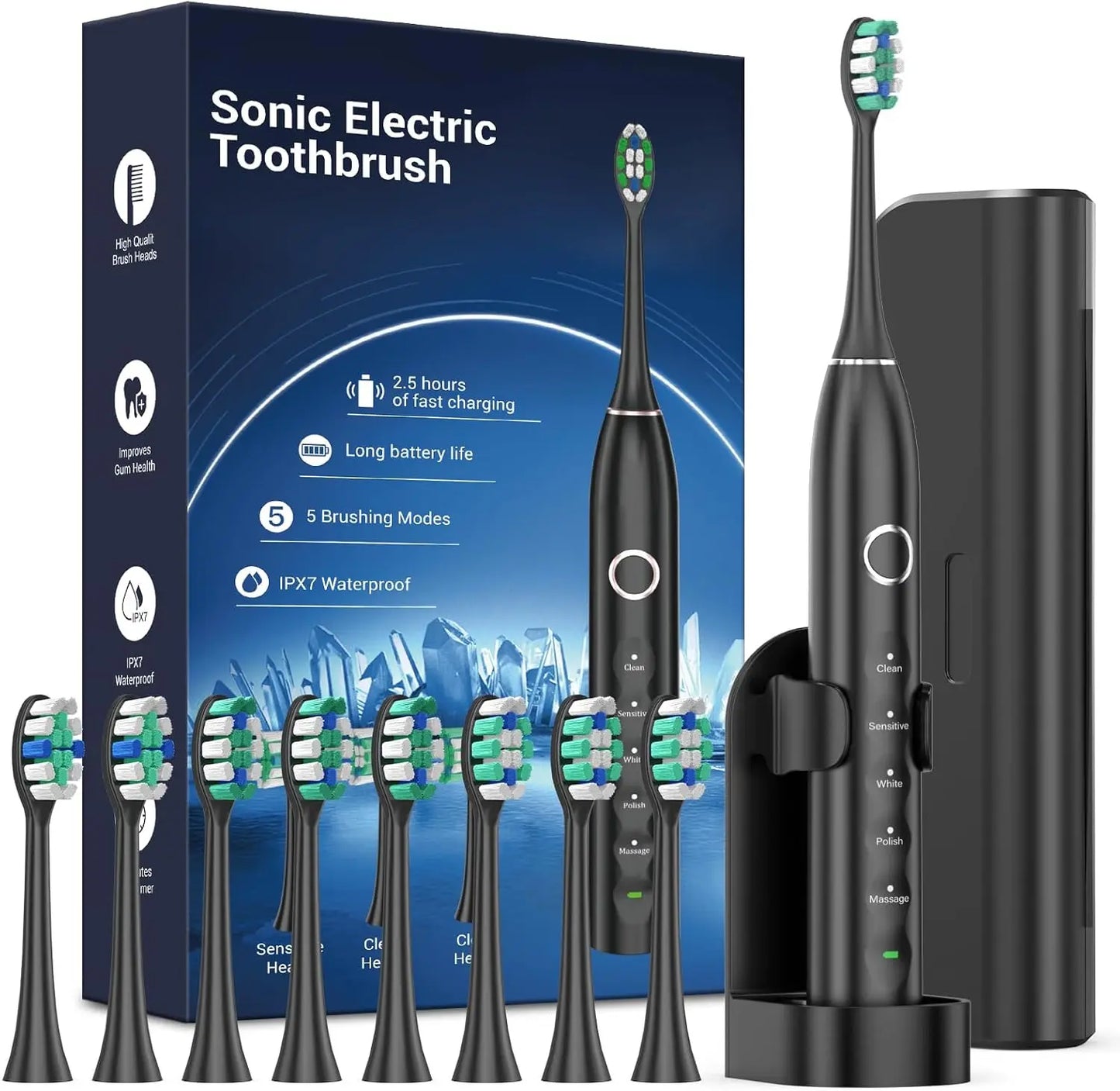 Rtauys S5 Upgraded Sonic Electric Toothbrush – Superior Cleaning for Adults & Kids 12+