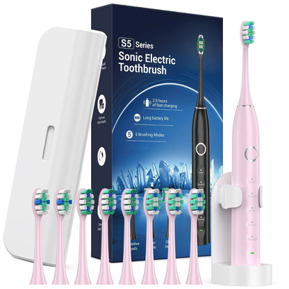Rtauys S5 Upgraded Sonic Electric Toothbrush – Superior Cleaning for Adults & Kids 12+