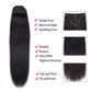 Straight Clip-in Hair Extensions – 100% Remy Human Hair (8 Pcs, 120g)