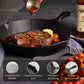 Multi-Size Cast Iron Skillets Set - 6-Inch, 8-Inch, 9-Inch,10-Inch Frying Pans for Every Recipe