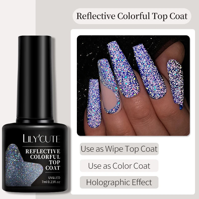 LILYCUTE 7ml Peel-Off Base Gel Nail Polish – Clear UV Gel