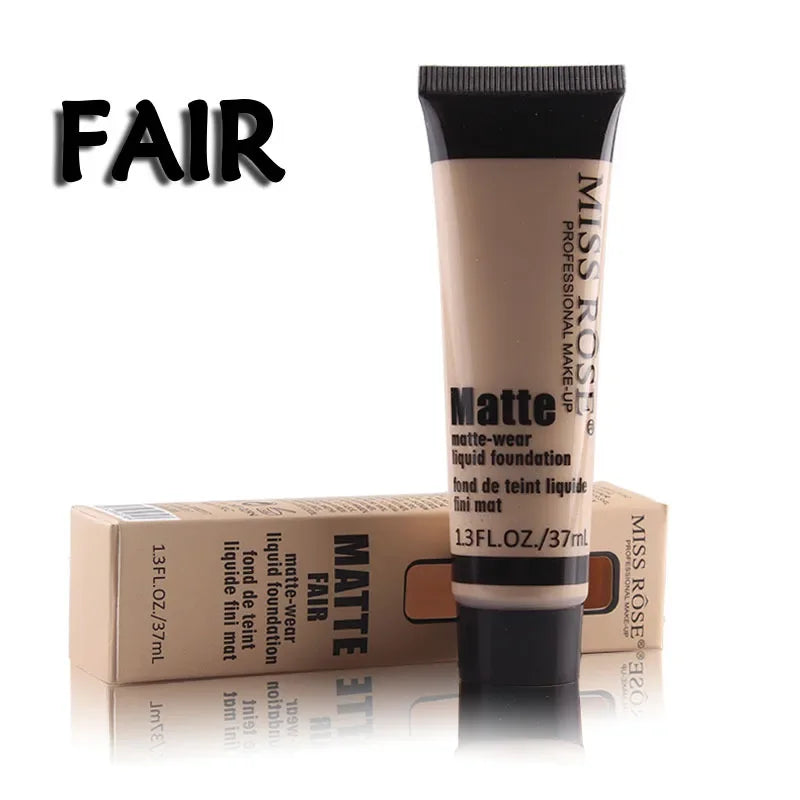 Professional Matte Liquid Foundation – Waterproof & Full-Coverage
