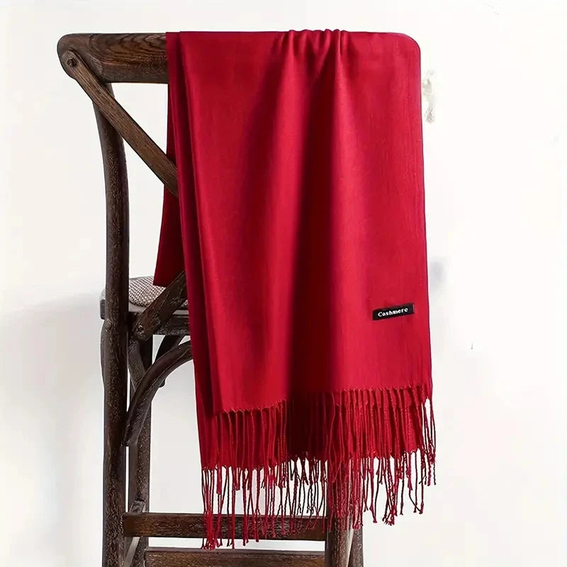 Women's Pashmina Scarf Shawls Soft Cashmere feeling z