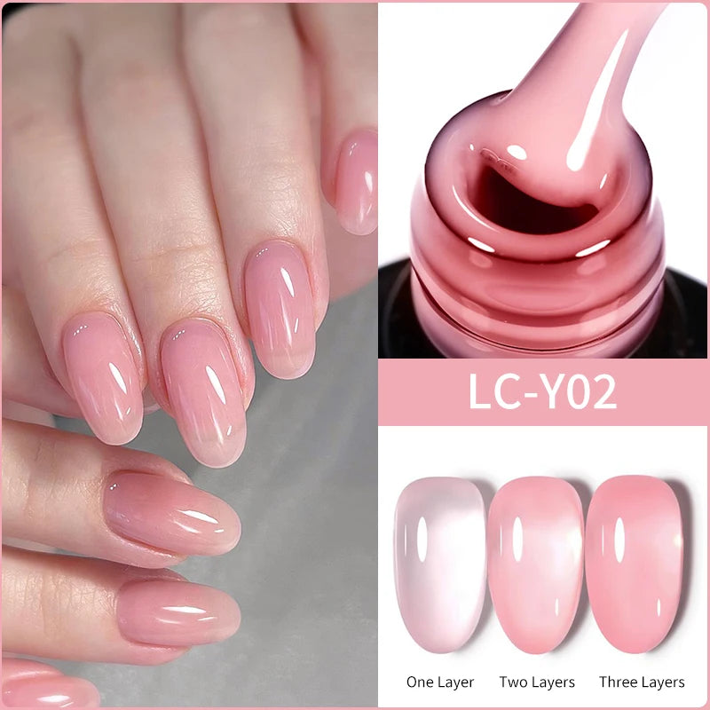 LILYCUTE 7ml Peel-Off Base Gel Nail Polish – Clear UV Gel