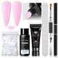 MEET ACROSS 5PCS/Set Nail Extension Gel Kit