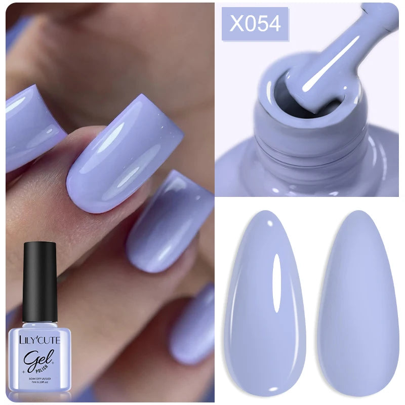 LILYCUTE 7ml Peel-Off Base Gel Nail Polish – Clear UV Gel