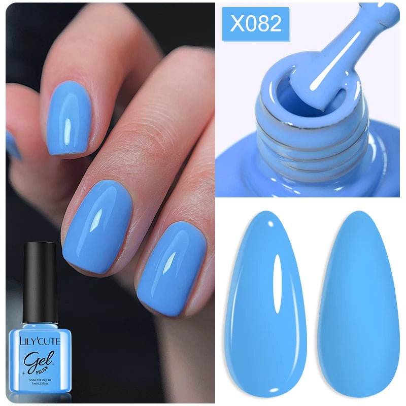 LILYCUTE 7ml Peel-Off Base Gel Nail Polish – Clear UV Gel