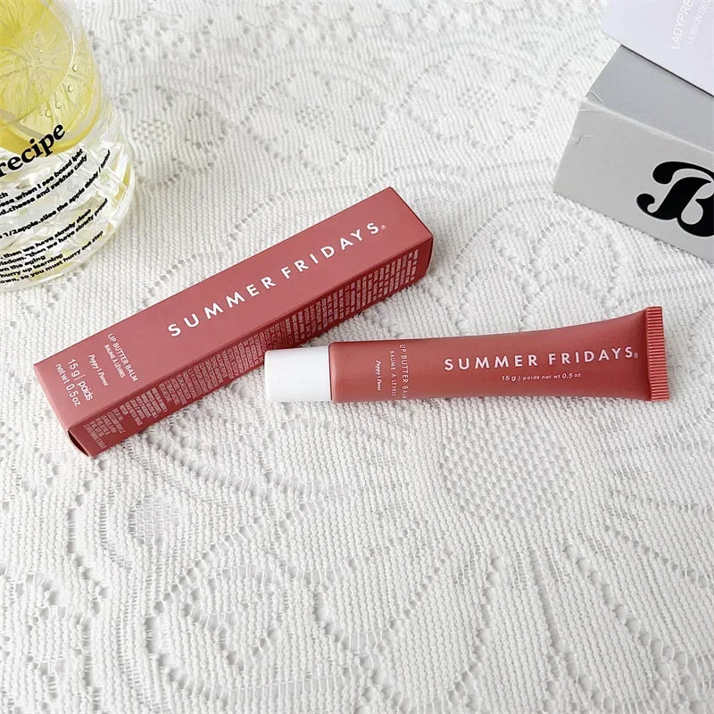 Summer Fridays Iced Coffee Lip Balm Mini Lip Gloss Set New Moisturizing Transparent Smooth Soft Tube Mirror Lipstick Lip Makeup