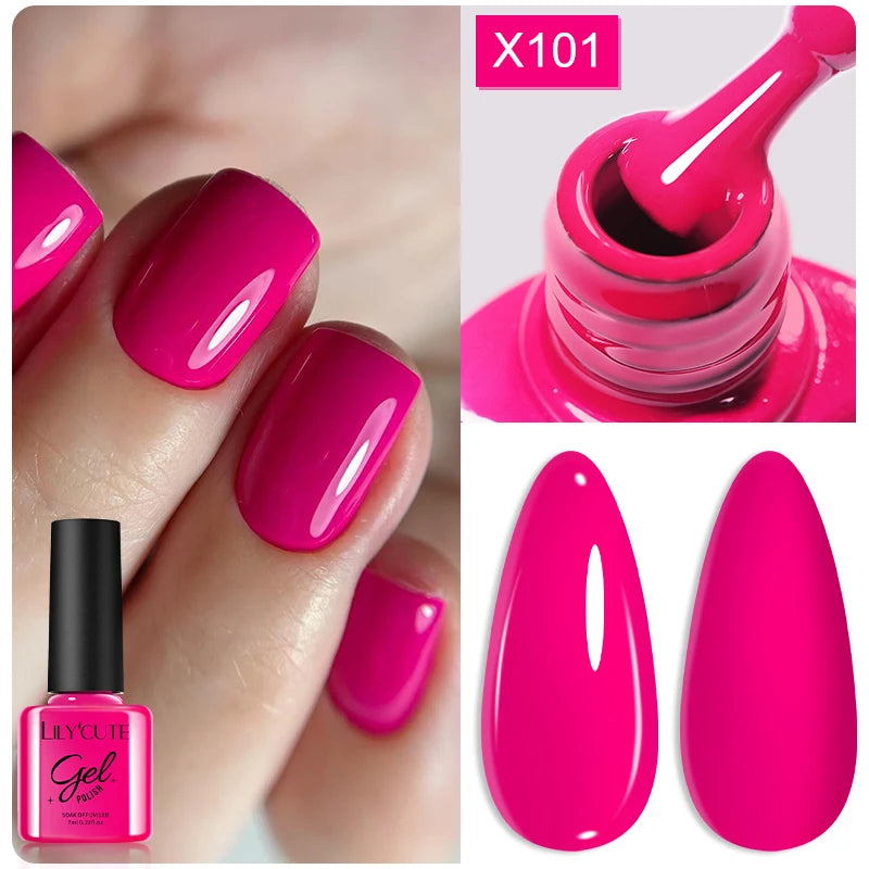 LILYCUTE 7ml Peel-Off Base Gel Nail Polish – Clear UV Gel