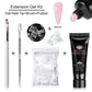 MEET ACROSS 5PCS/Set Nail Extension Gel Kit