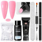 MEET ACROSS 5PCS/Set Nail Extension Gel Kit