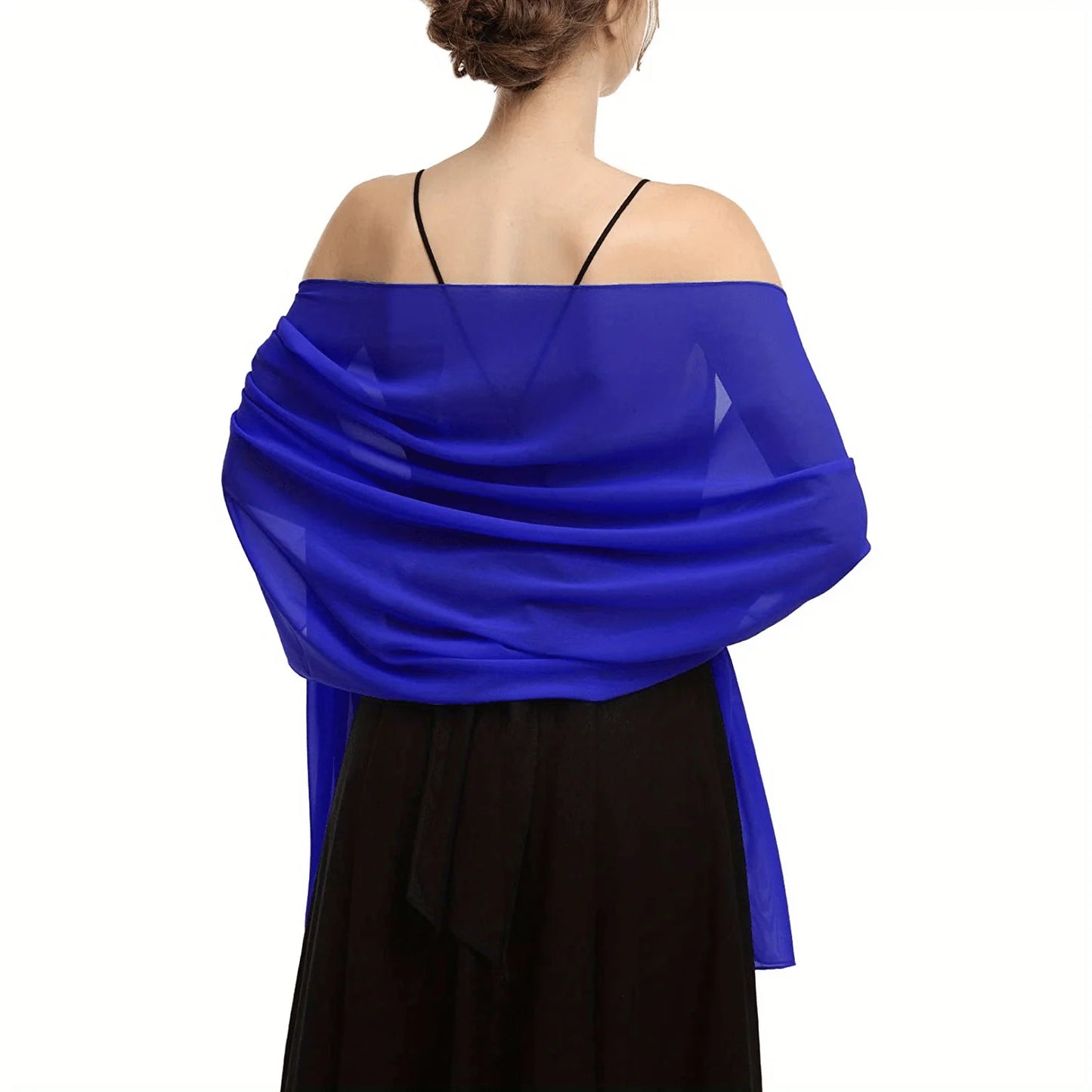 Elegant Bubble Chiffon Shawl Hijab Women Lightweight Shawl and Wrap Female Foulard Perfect for Casual Outings and Evening Events