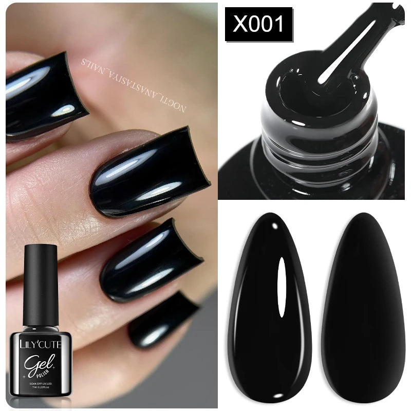 LILYCUTE 7ml Peel-Off Base Gel Nail Polish – Clear UV Gel