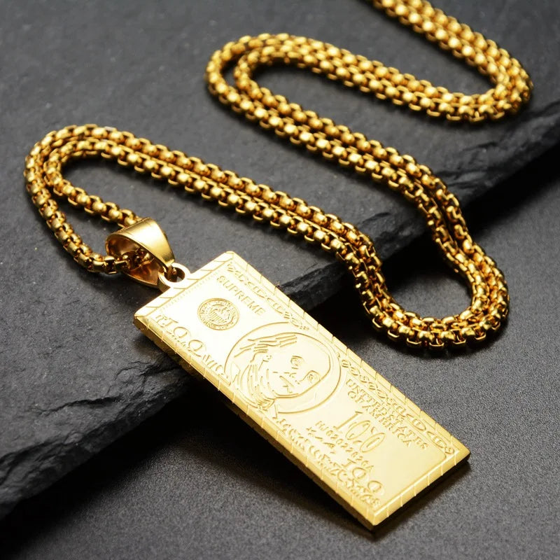 Hip-hop Accessories Party Gifts Dollar Pendant