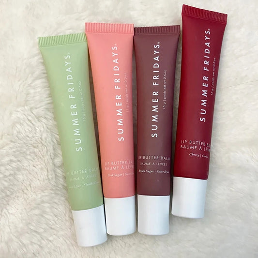 Summer Fridays Iced Coffee Lip Balm Mini Lip Gloss Set New Moisturizing Transparent Smooth Soft Tube Mirror Lipstick Lip Makeup