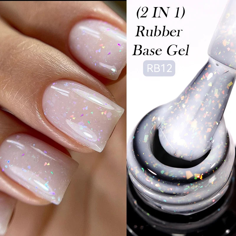 LILYCUTE 7ml Peel-Off Base Gel Nail Polish – Clear UV Gel