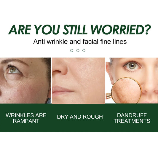 Pure Hyaluronic Acid Serum Wrinkle Remover Fade Fine Lines Dark Spots Shrink Pores Firming W-hitening Facial Rejuvenates Essence
